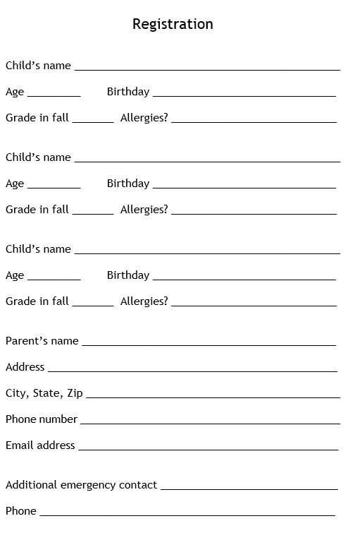 registration registration